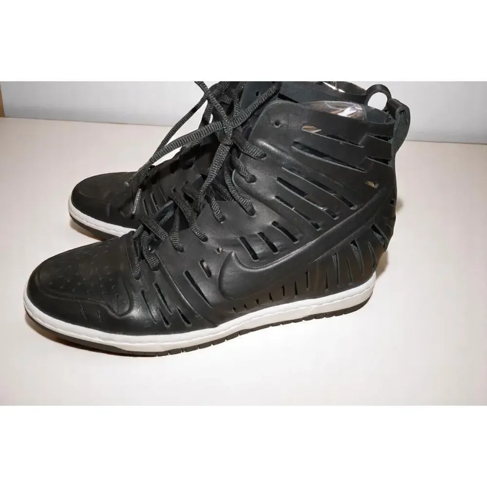 Nike Dunk Sky Hi 2.0 Joli Black Shoes Sandal Wedge Women’s Size 8.5 Nike Swoosh